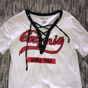 lace up top